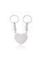 Special Puzzle Heart Licensed Metal Keychain for Lovers - 3