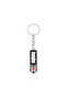 Beşiktaş Coat of Arms and Text Licensed Metal Keychain