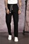 Kingbrich Elastic Waistband Regular Fit Plain Linen Men's Trousers