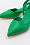 Women's Heeled Sandals GRASS GREEN SKIN - 3
