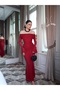 Lined Off-Shoulder Dress