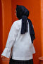 Women's Design Button Detailed Shirt White - 4
