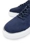 Men's Genuine Leather Navy Blue Nubuck Sneakers & Sports Shoes - 3