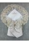 Baby Blanket for Boys and Girls, Swaddle, Lace, Luxury Newborn Hospital Release Mevlütlük Gift