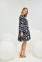 21311 Women Button Short Dress - 3