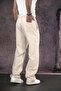 Belted Baggy Fit Gabardine Trousers - 6