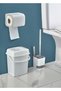 3-Piece Bathroom Set Toilet Roll Holder / Hanging Toilet Brush with Waste Water Tank / Toilet Dustbin 5 Liters - 2