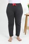 Women's Cotton Plus Size Bottom Pajamas 27559 Smoked - 7