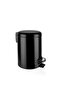 12 Lt Elite Black Stainless Pedal Trash Can