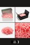 Premium Zig Zag Shredded Paper Gift Box Filler Pelur Shred 50 Gr Paper Pink for Decoration - 3