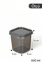 800 ml Food Grocery Storage Set with Lid - 12 Square Boxes - 3