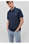 Collar Detailed Polo Collar Slim Fit Men's T-Shirt