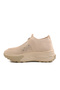Beige Knitwear Lightweight Women's Sneaker 25Y305-4 Z - 2