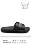 Super Eva Men's Slippers Beach Washroom Men's Slippers Lightweight Slippers Black White - 2