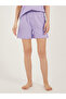 Dropped Shoulder Pocket T-Shirt and Button Placket Pyjama Shorts Set - 6