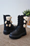 Guaranteed D006 Daily Orthopedic Girl's Boots with Teddy Bear
