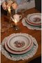 Supla American Service Ruffled Vintage Floral 2 Pcs