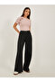 Textured Bow Detail Round Neck T-Shirt - 2