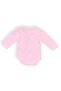Mother's Little Princess Heart Printed Baby Bodysuit with Snap Fasteners Pink - 2