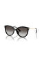 Woman Cat Eye Sunglasses- Mk 2184u - Lense Size:56mm - Black