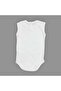 Cuddle Me Cat Printed Baby Bodysuit with Snap Fasteners Open Ecru - 2