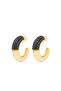 Shiny Crystal Hook Earrings - 5