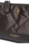 Recycled Micro Nylon Square Shopping Bag - Dark Brown - 4