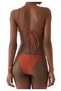 Women's Low Waist Bikini Bottom - Brown - 3