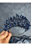 Maria Intensely Embroidered Crystal Bridal and Henna Crown Hair Accessory - 4