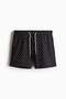 Seersucker swim shorts