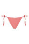 Square Patterned Red Bikini Bottom
