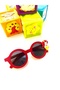 2 Pieces Uv400 Protected Girl Child Baby Sunglasses and Colorful Glasses Box - 4