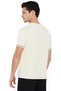 Mens Beige Round Neck Short Sleeve Tee, Lightweight Knit for All-Day Comfort & Effortless Style - 3