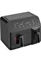 9L Dual Basket Air Fryer, Air Fry, Preset Menus, 360° Circulation - 2