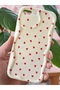 iPhone 7 Plus/8 Plus Case Camera Protected Wave Edge Red Heart Pattern Silicone Cover - 2