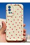 Oppo A55 4g Case Camera Protected Wave Edge Red Heart Pattern Silicone Cover - 7
