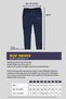 Gray-Dark Blue Men's Zippered Pocketed Embroidery Detailed Straight Leg Relaxed Fit Casual 2-Piece Sweatpants - 7
