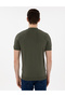 Khaki Slim Fit Zippered Polo Neck Knitwear T-Shirt 50305984-Vr027 - 5