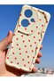 Reno 11F Case Camera Protection Wave Edge Red Heart Pattern Silicone Cover - 6