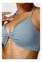 Womens Open Back Sports Bra - Padded Low Impact Workout Yoga Bra with Removable Built in Bra - 3