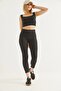 High Waist Ribbed Recovery Leggings Black - 2
