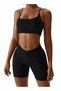 Womens Striped Back Sports Bra - Padded Low Impact Workout Yoga Bra with Removable Built in Bra
