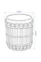SLIPPRIG Tealight Holder – Handmade Sedge | Natural Candle Holder for Cozy & Eco-Friendly Décor - 4
