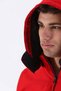 Regular Men's Hooded Red- Jacket - 8