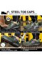 Safety Shoes for Men Women Steel Toe Boots Non-Slip Lightweight Breathable Sneakers - 6