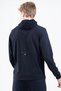 Regular Men's Hooded Navy Blue Tracksuit Top - 2
