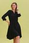 Judge Collar Button Detailed Midi Dress - 5