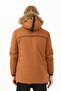 معطف رجالي عادي بغطاء رأس من Camel Parka - 2