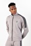 Regular Men's Mock Neck Gray Tracksuit Top - 2