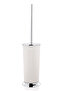 Nely Wc Brush White - Chrome Plated